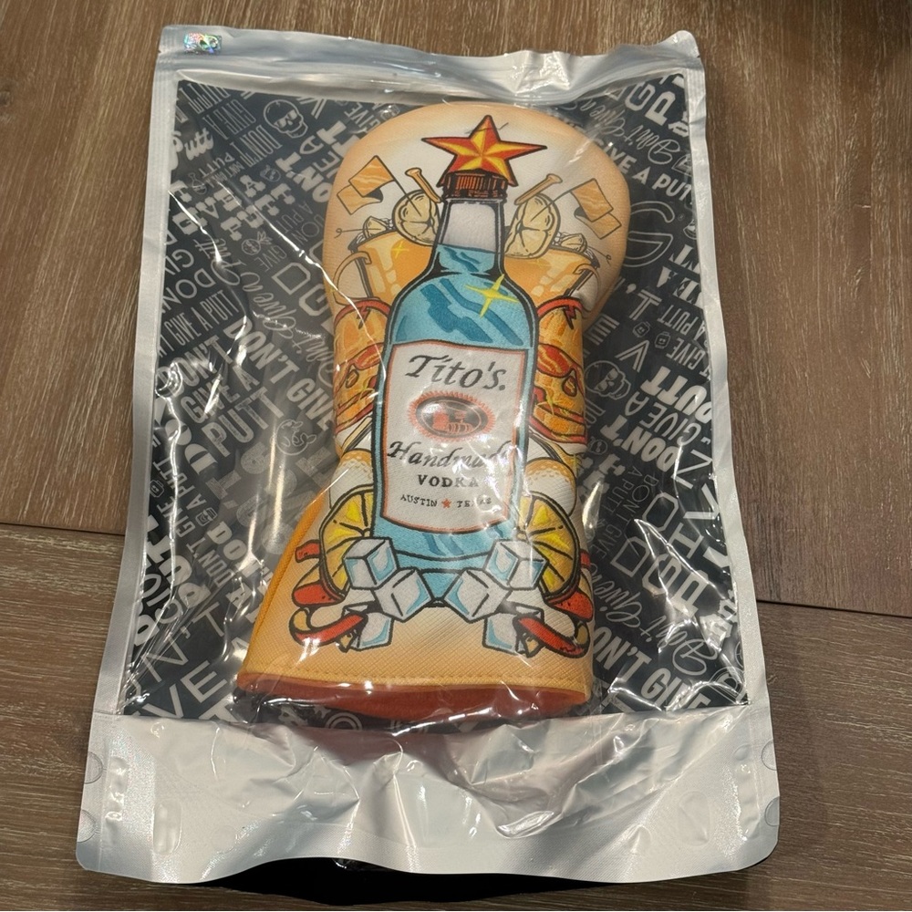SWAG Golf Tito’s Handmade Vodka Golf Driver Headcover LimitedEdition SEALED NWT